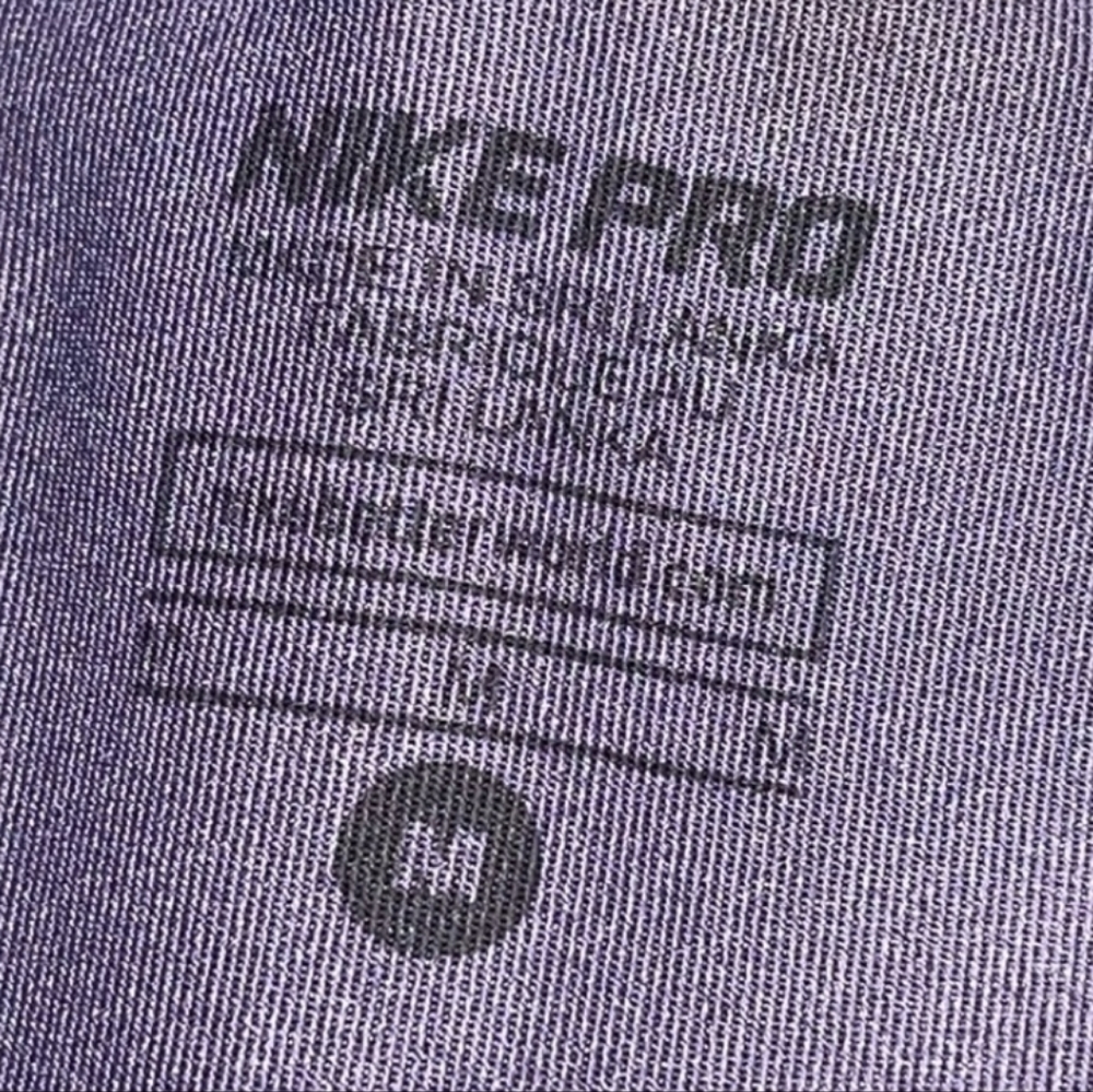 Nike Pro Purple Crop Legg